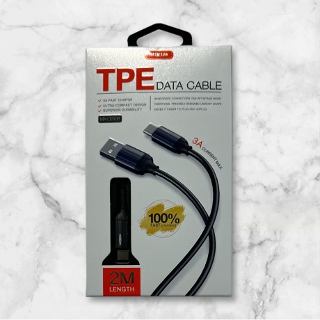 2M long FAST CHARGING CABLE UBS-Type-C Connection High Performance